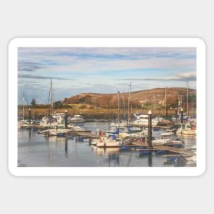 The Marina At Conwy Sticker